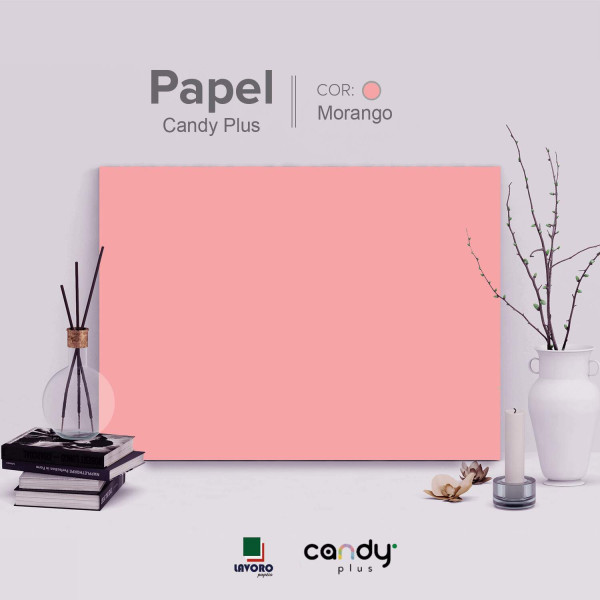 Papel Candy Plus 180g 30,5x30,5 - Morango (Dinamarca) - 30 Folhas