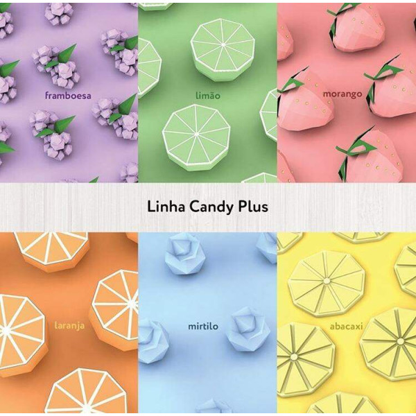 Papel Candy Plus 180g 30,5x30,5 - Morango (Dinamarca) - 30 Folhas
