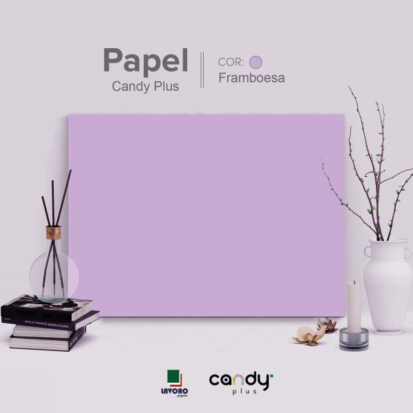 Papel Candy Plus 180g 30,5x30,5 - Framboesa (Sri Lanka) - 30 Folhas