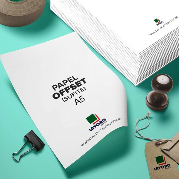 Papel Offset Sulfite 75g A5 - 250 Folhas
