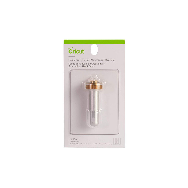 Kit L�mina Cricut Maker Emboss - Fine Debossing Tip + QuickSwap Housing