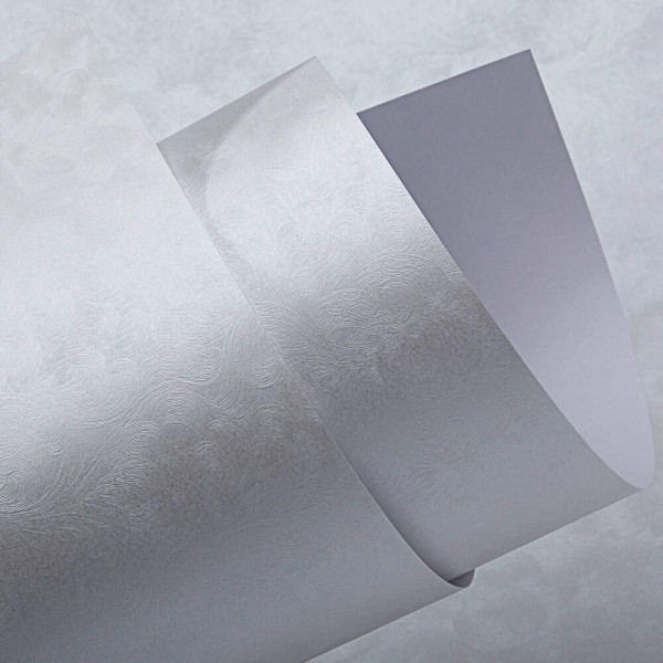 Papel Metalizado Constellation Jade Riccio 215g 30,5x30,5 - 6 Folhas