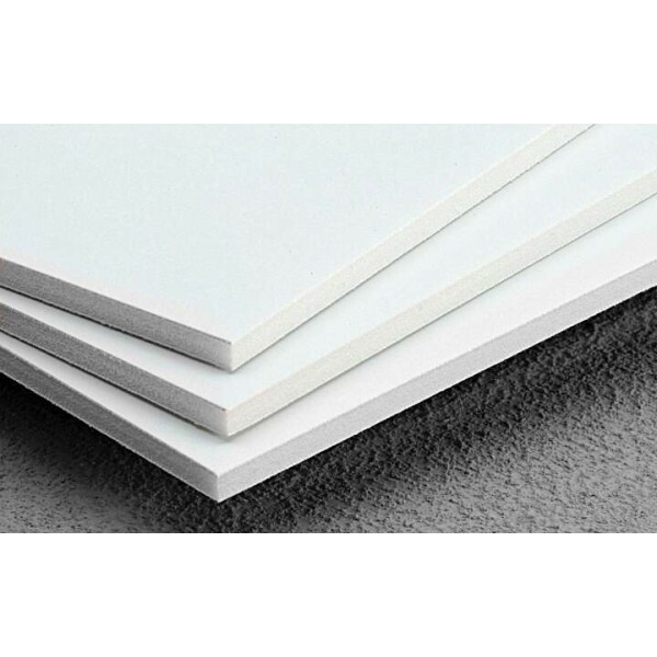 Placa FoamBoard 5mm Miolo e Revestimento Branco 30x45cm