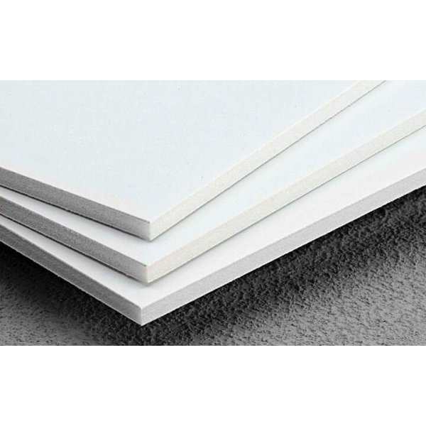 Placa FoamBoard 3mm Miolo e Revestimento Branco 30x45cm