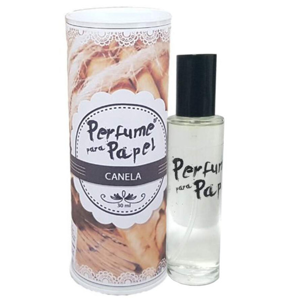 Perfume para Papel - Aroma Canela 30ml + Embalagem Colecion�vel