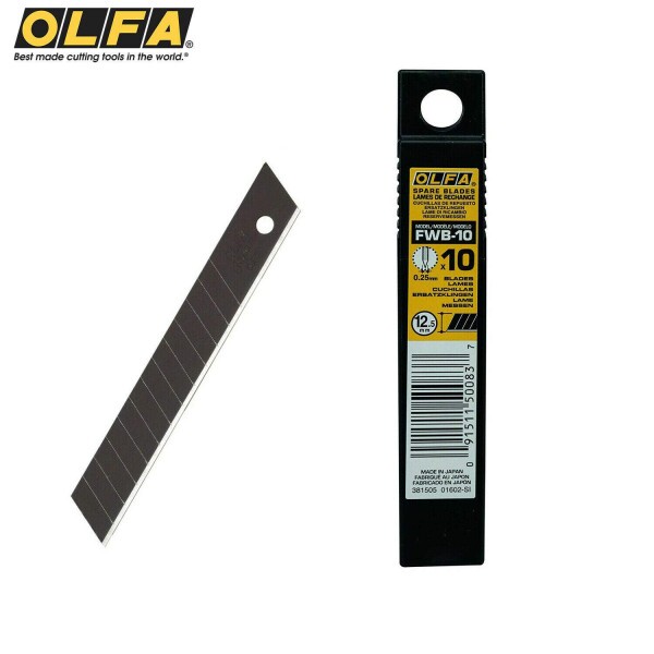 Estojo de L�mina OLFA - Modelo FWB-10 - Kit Com 10