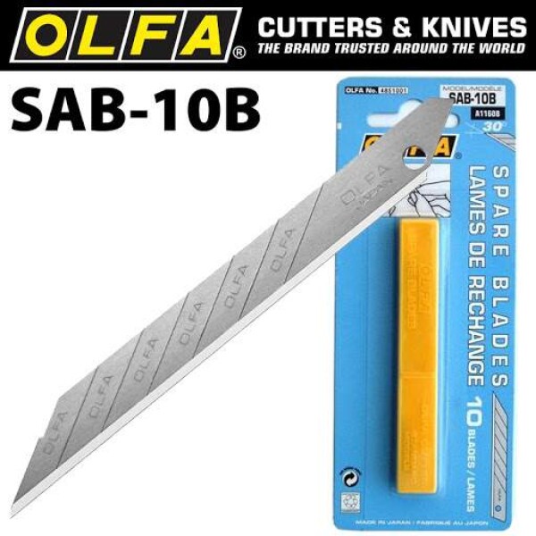 Estojo de L�mina OLFA - Modelo SAB - 10B - Kit Com 10