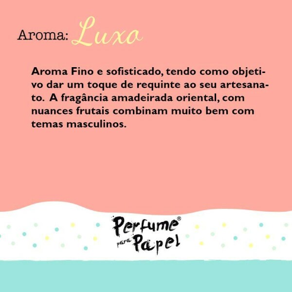 Perfume para Papel - Aroma Luxo 30ml + Embalagem Colecion�vel