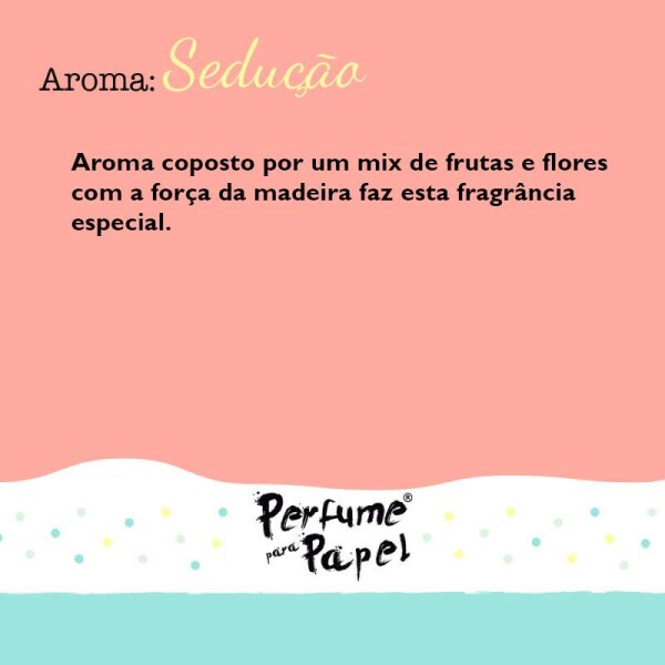 Perfume para Papel - Aroma Seduo 30ml + Embalagem Colecionvel