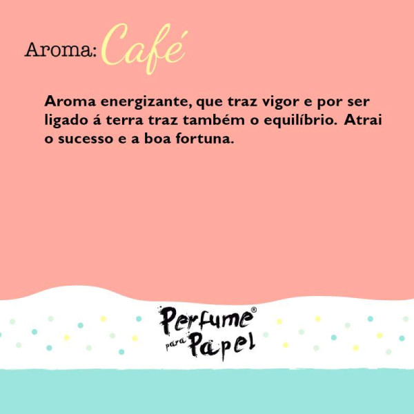Perfume para Papel - Aroma Caf� 30ml + Embalagem Colecion�vel