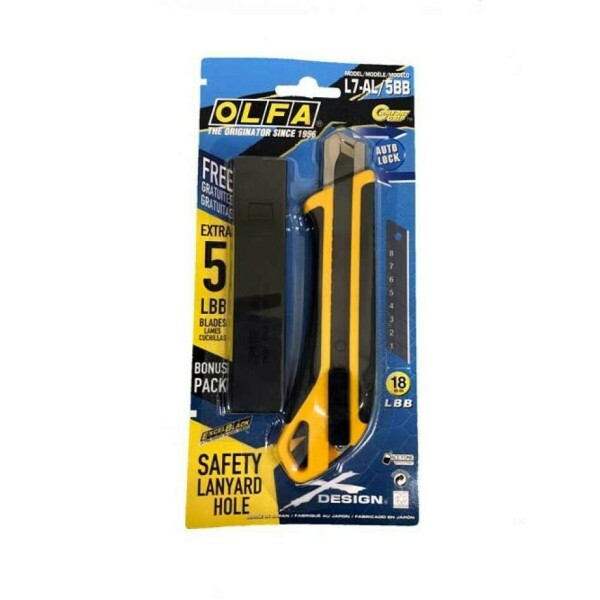 Estilete OLFA Heavy Duty - Modelo L7- AL/5BB