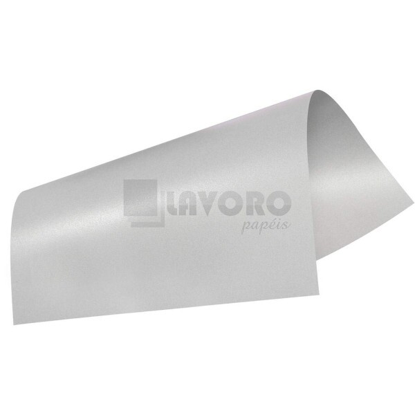 Papel Perolizado Relux - Alum�nio 180g 30,5x30,5 - 18 Folhas