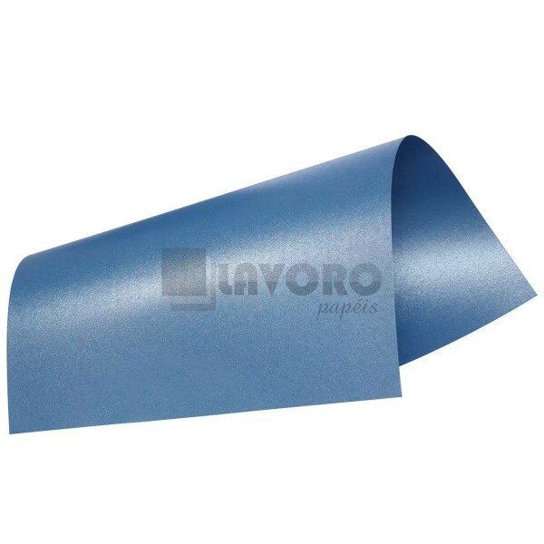 Papel Perolizado Criacor - P�rola Arara 180g 30,5 x 30,5 - 18 Folhas