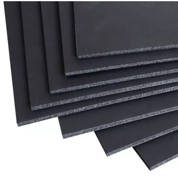 Placa FoamBoard (Papel Pluma) 3mm Miolo e Revestimento Preto 30 x 45cm