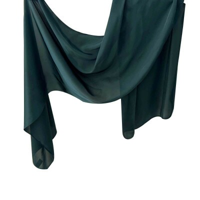 Echarpe Verde Escuro Toque De Seda (4066)