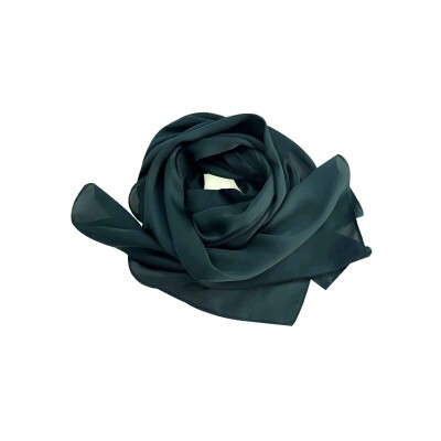 Echarpe Verde Escuro Toque De Seda (4066)