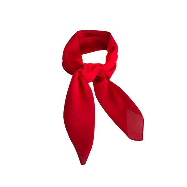 Len�o Liso Vermelho de Satin (4073)