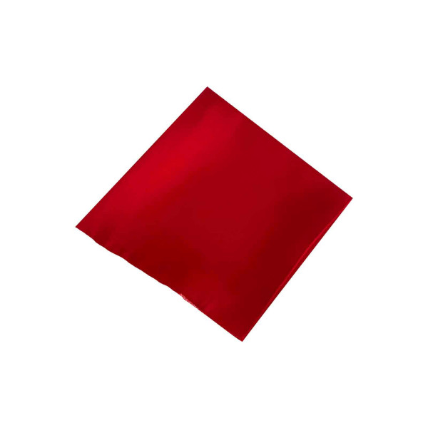 Len�o Liso Vermelho de Satin (4073)