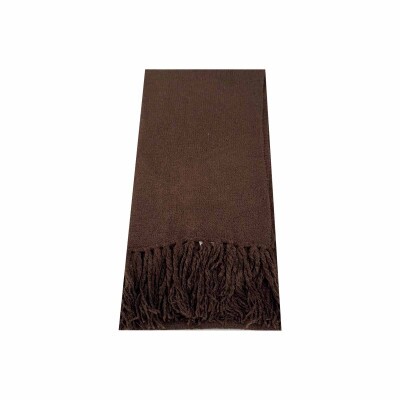 Cachecol Liso Marrom Caf De L (SKU 4111)