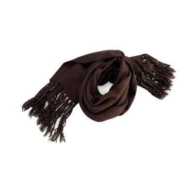 Cachecol Liso Marrom Caf De L (SKU 4111)