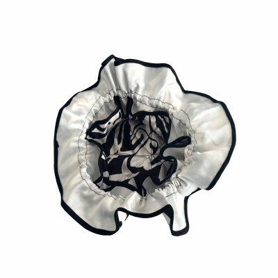 Porta Joias De Viagem Floral Branco e Preto (4670)