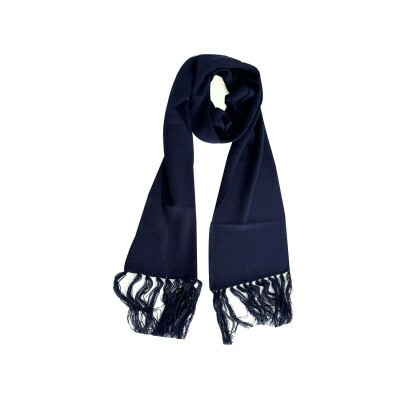 Cachecol Liso Azul Marinho de L (6433)