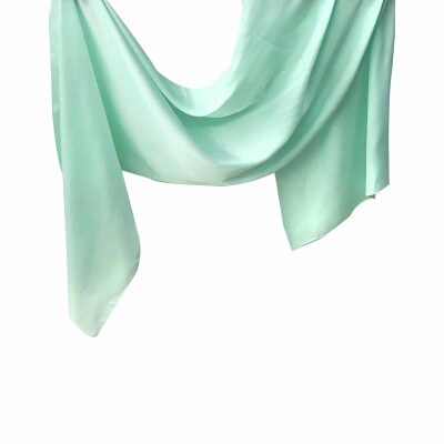 Echarpe Verde �gua Toque de Seda (6028)