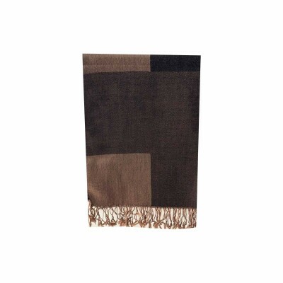 Pashmina Quadrados Marrom (6071)