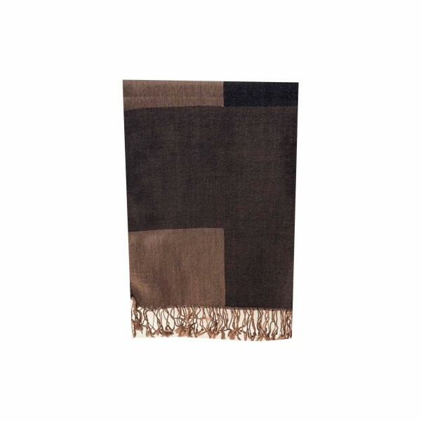 Pashmina Quadrados Marrom (6071)