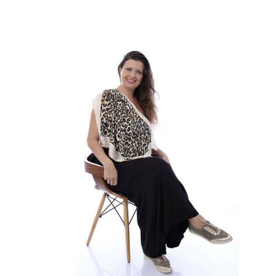 Len�o On�a Dourada Toque de Seda (6915)
