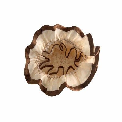 Porta Joias De Viagem Listrado Creme E Bege (4680)