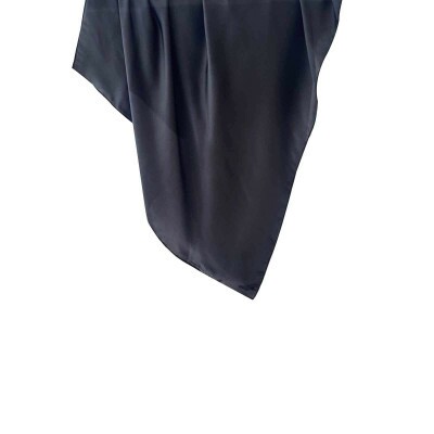 Len�o Liso Preto Toque de Seda (7116)