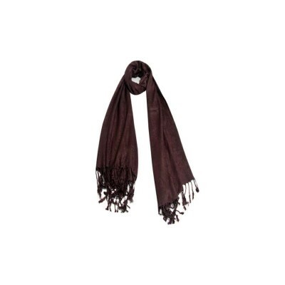 Pashmina Jacquar Marrom Caf (2004)