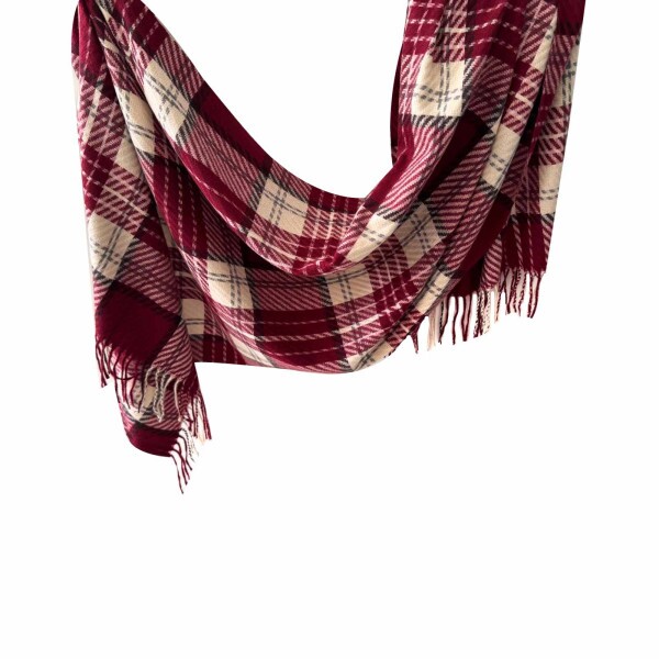Cachecol Xadrez Vinho (SKU 8909)
