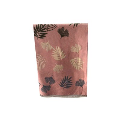 Pashmina Folhagem Rosa (SKU 8964)