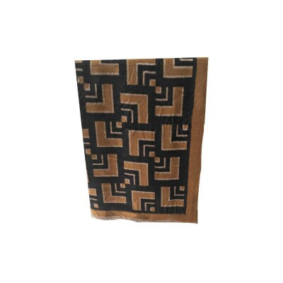 Pashmina Abstrata Bege e Preta (SKU 9001)