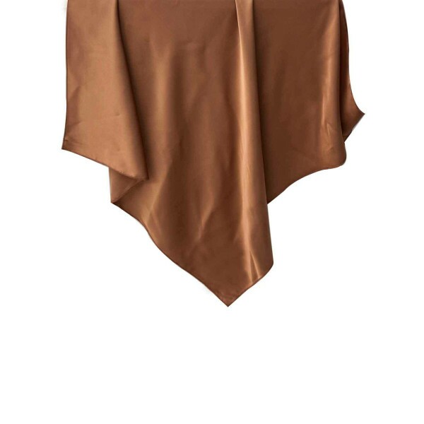 Leno Liso Marrom Mocha Mousse Toque de Seda (SKU 9011)