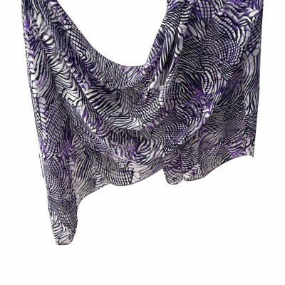 Echarpe Zebrada Lilas Devore (SKU 9031)