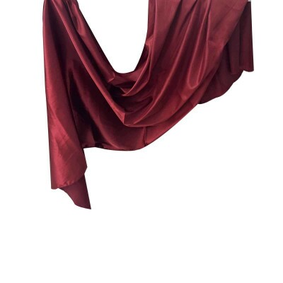 Echarpe Vinho Marsala de Cetim (SKU 9047)