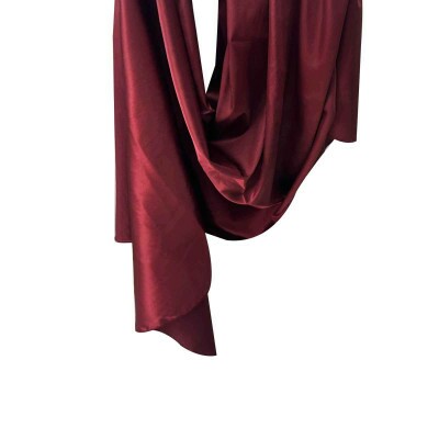 Echarpe Vinho Marsala de Cetim (SKU 9047)