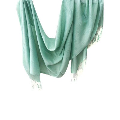 Pashmina Jaquar Verde Agua (SKU 8112)