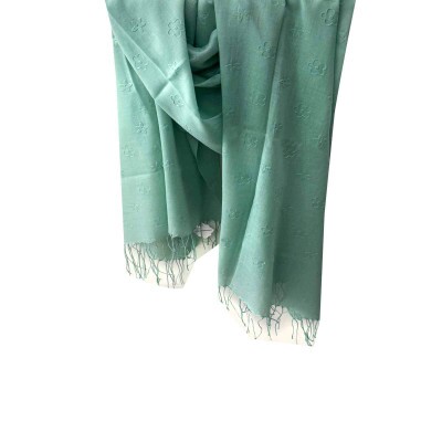 Pashmina Jaquar Verde Agua (SKU 8112)