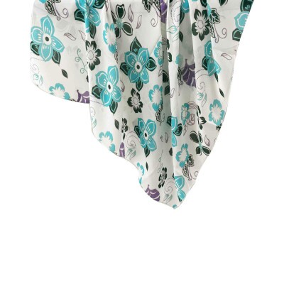 Len�o Florada Verde e Lil�s (SKU 9053)
