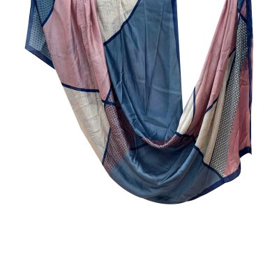 Pareo Abstrato Azul e Rosa (SKU 9059)