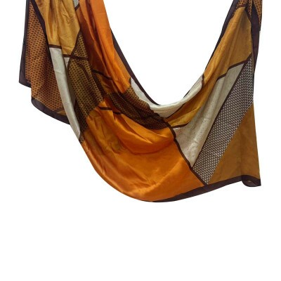 Pareo Abstrato Laranja e Marrom (SKU 9060)