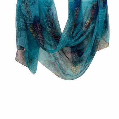 Pareo Florada Azul Turquesa (SKU 9066)