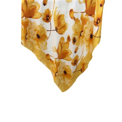 Len�o Floral Laranja Toque de Seda (SKU 9075)