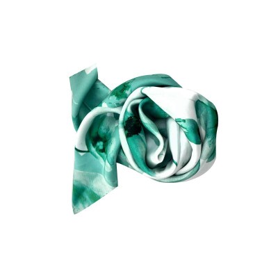 Len�o Floral Verde Toque de Seda (SKU 9078)