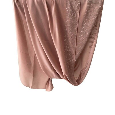Echarpe Rosa Nude Com Glitter (SKU 5647)