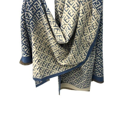 pashmina hieroglifo azul 9137